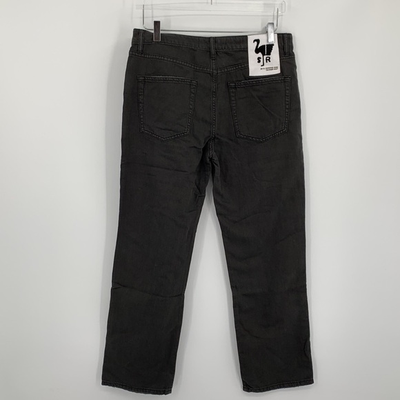 Sandrine Rose distressed Carbone gray skinny jeans ankle flax denim pants new 27 - Picture 6 of 7